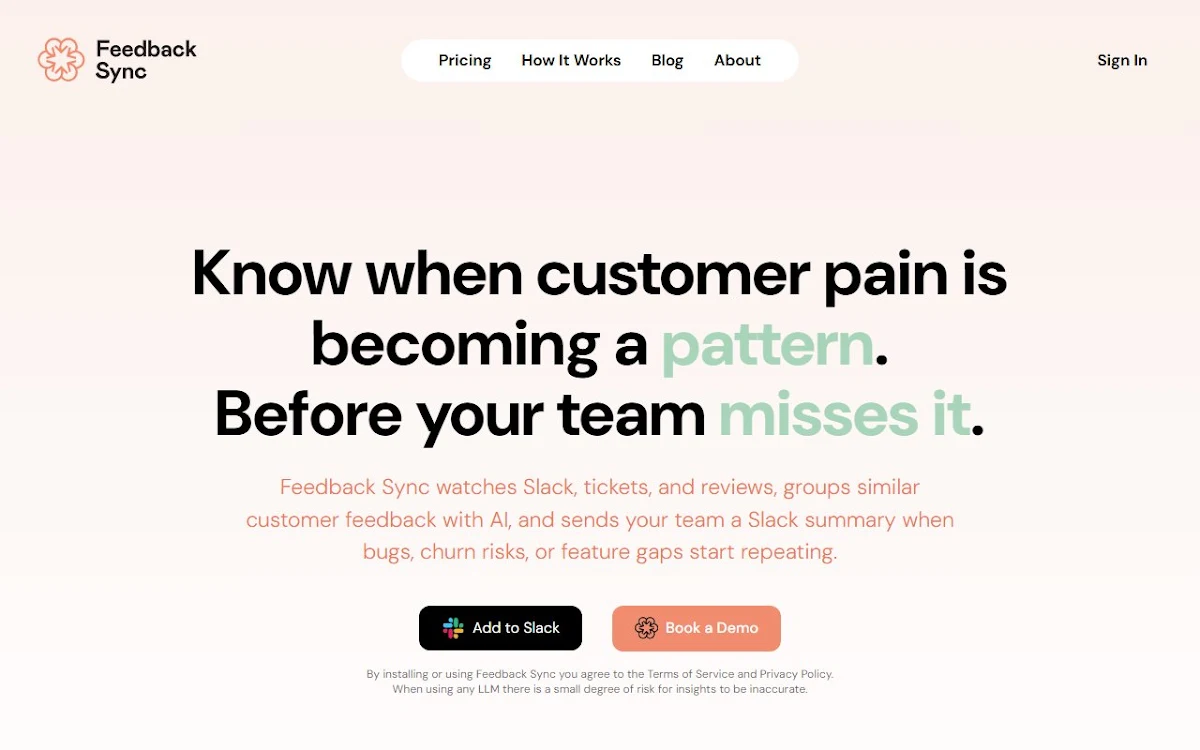 Captura de Feedback Sync