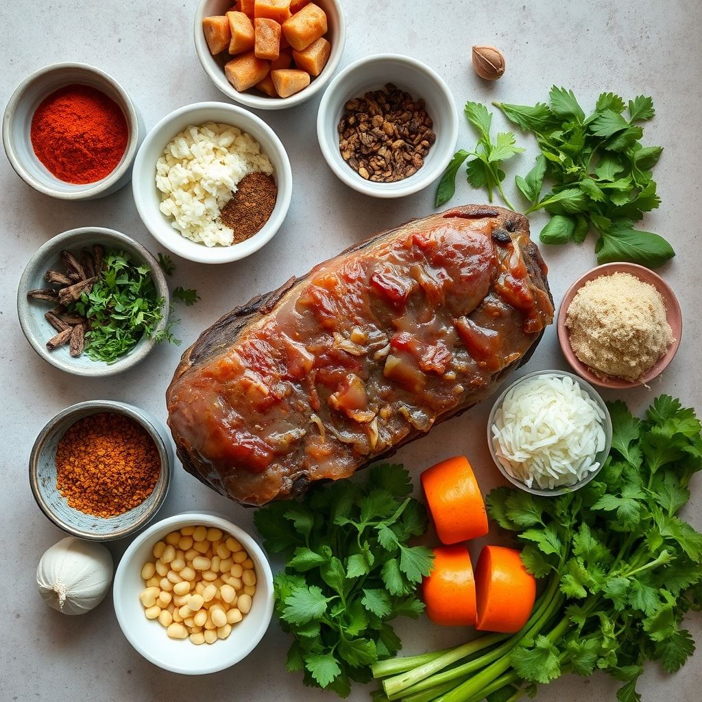 Ingredients for Authentic Jamaican Oxtail Stew – Easy One-Pot Comfort Meal