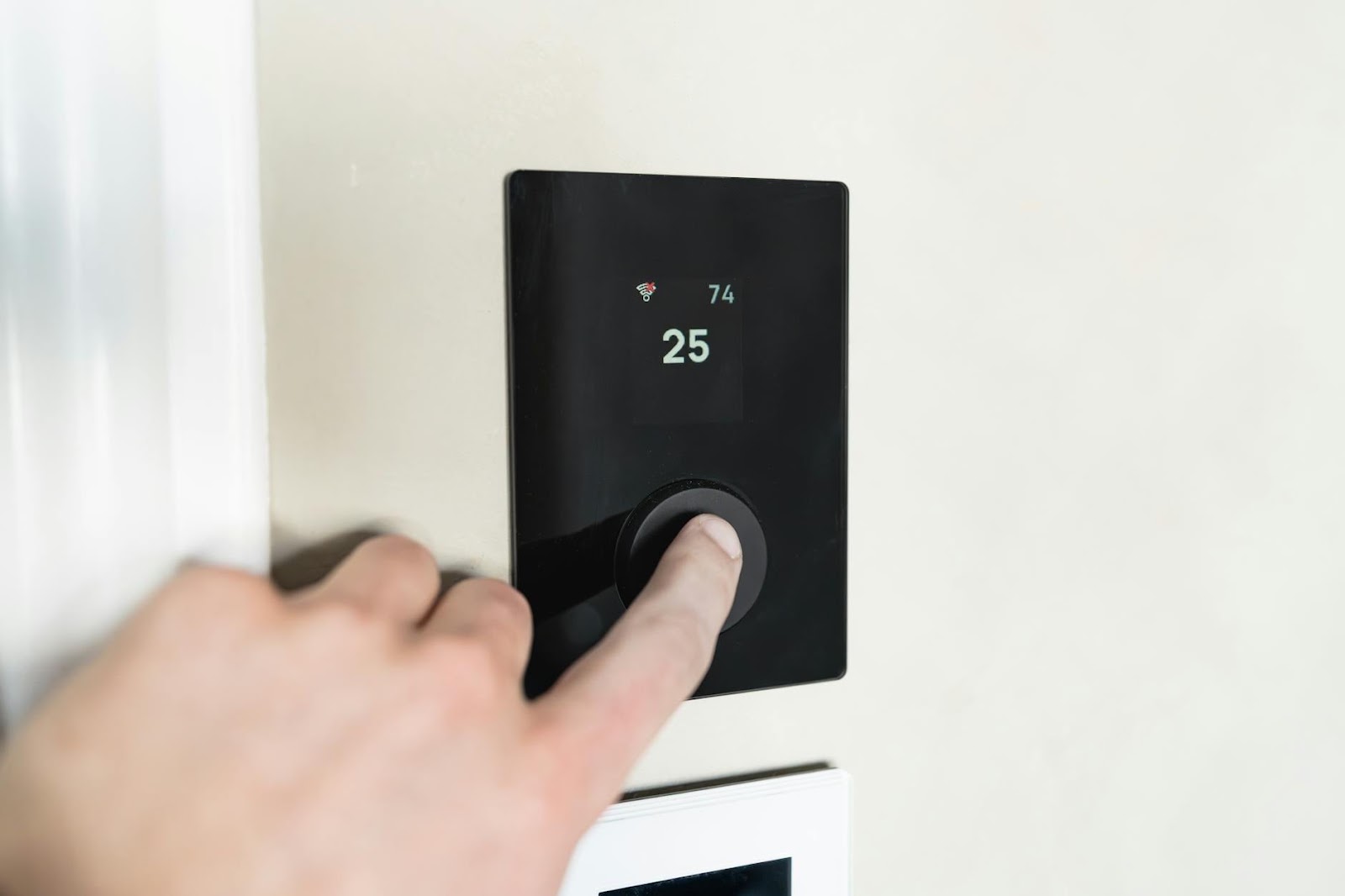 A person confidently controlling their personalized smart home system with a tablet, symbolizing empowerment and intuitive control.