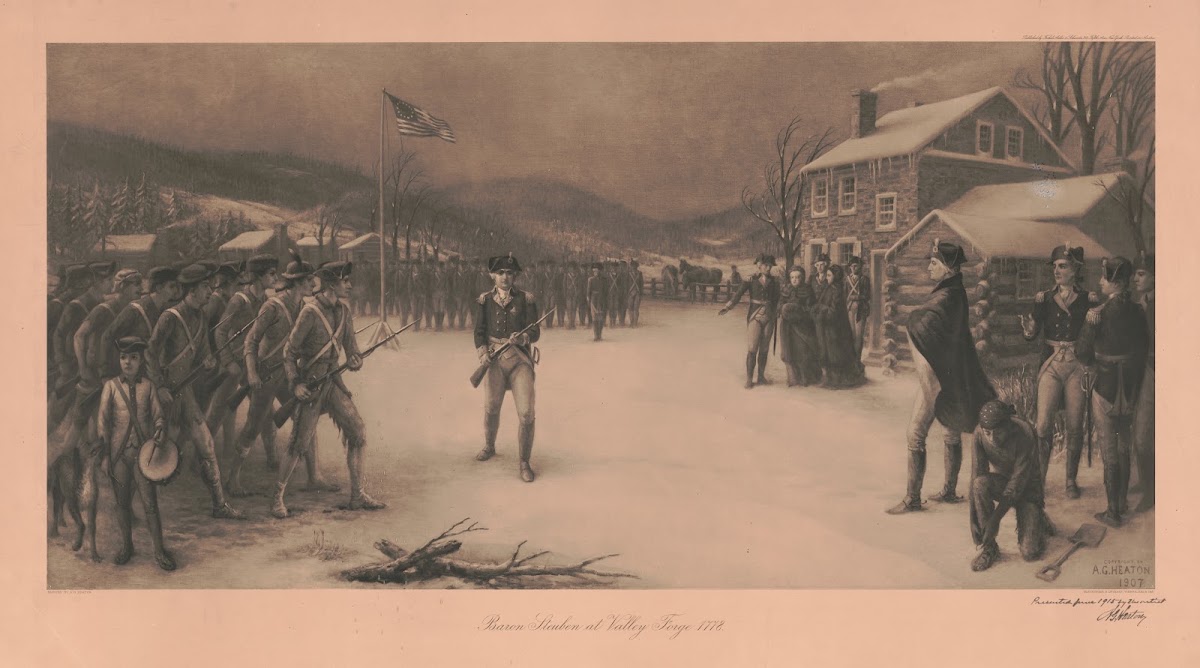 Baron Steuben at Valley Forge 1778 1907