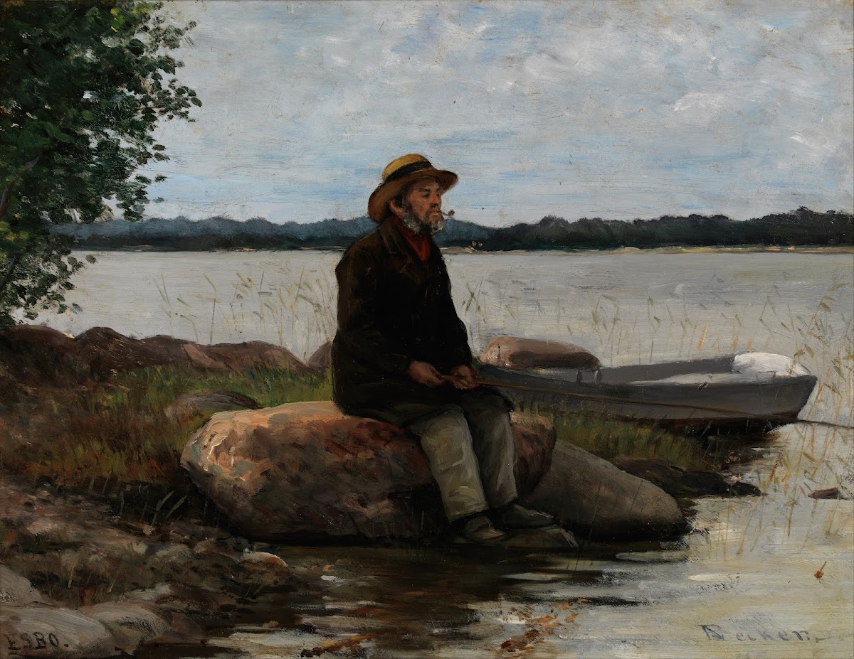 An angler circa 1890