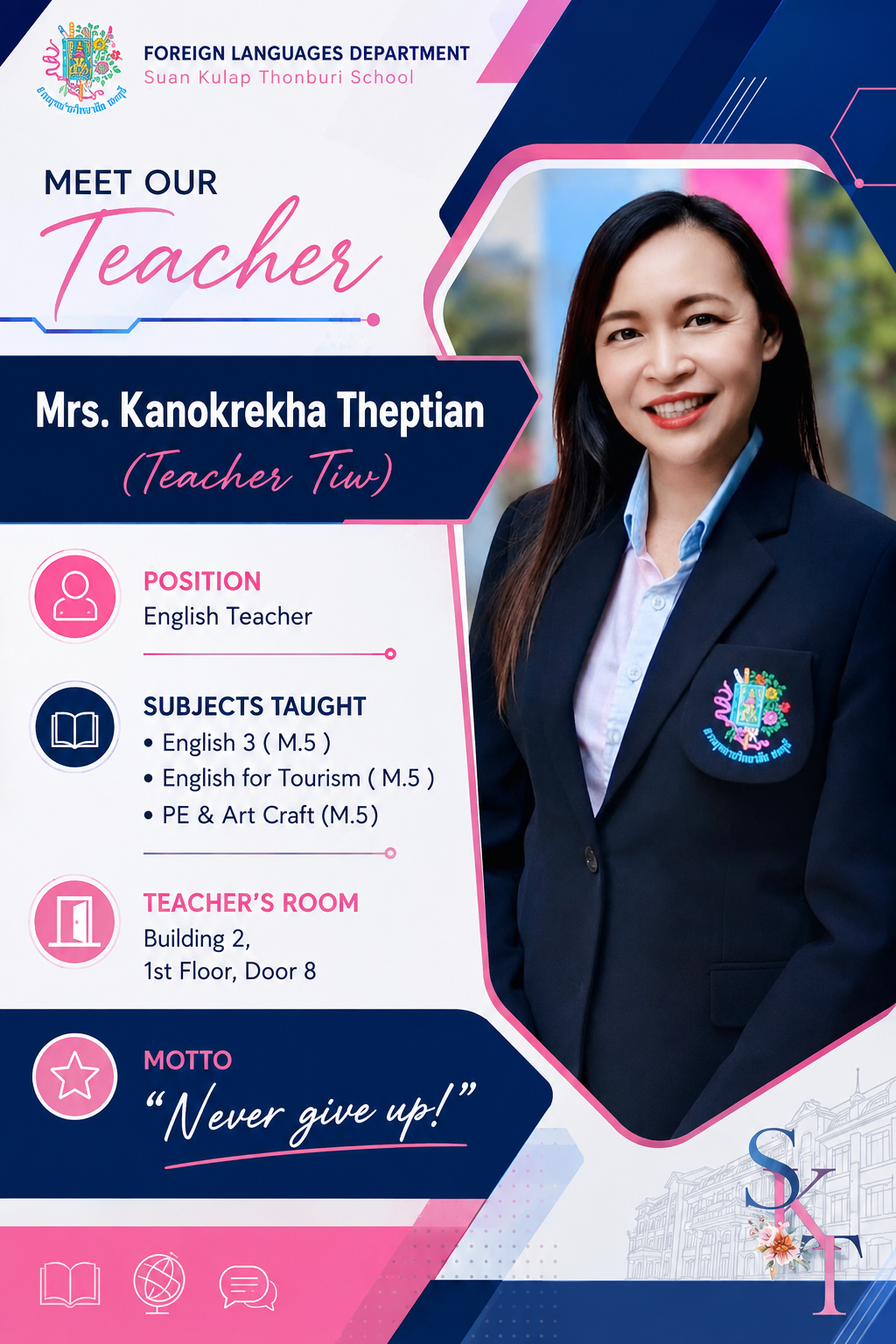 Mrs. Kanokrekha Theptian