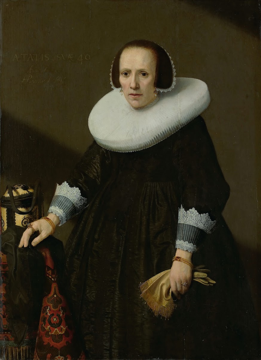 Portrait of Geertruyd Reael Wife of Philips Denijs 1640