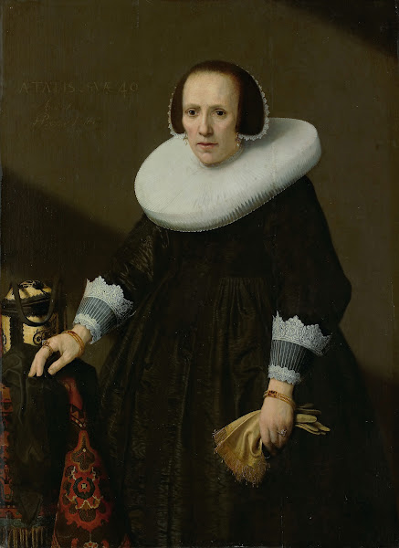 Portrait of Geertruyd Reael Wife of Philips Denijs 1640