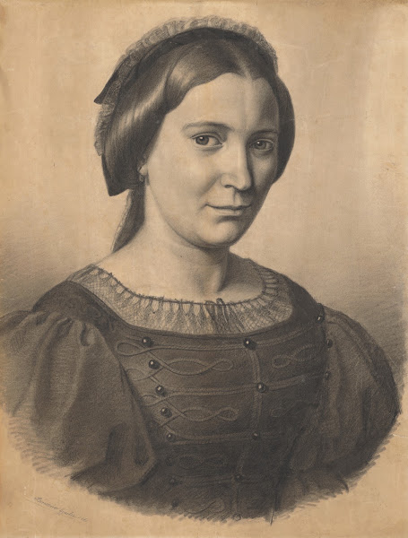 Portrait of the artists mother Gizela Lanszgallnerová 1861