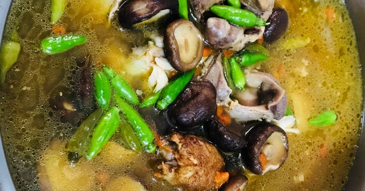 Gà tiềm ớt hiểm xanh