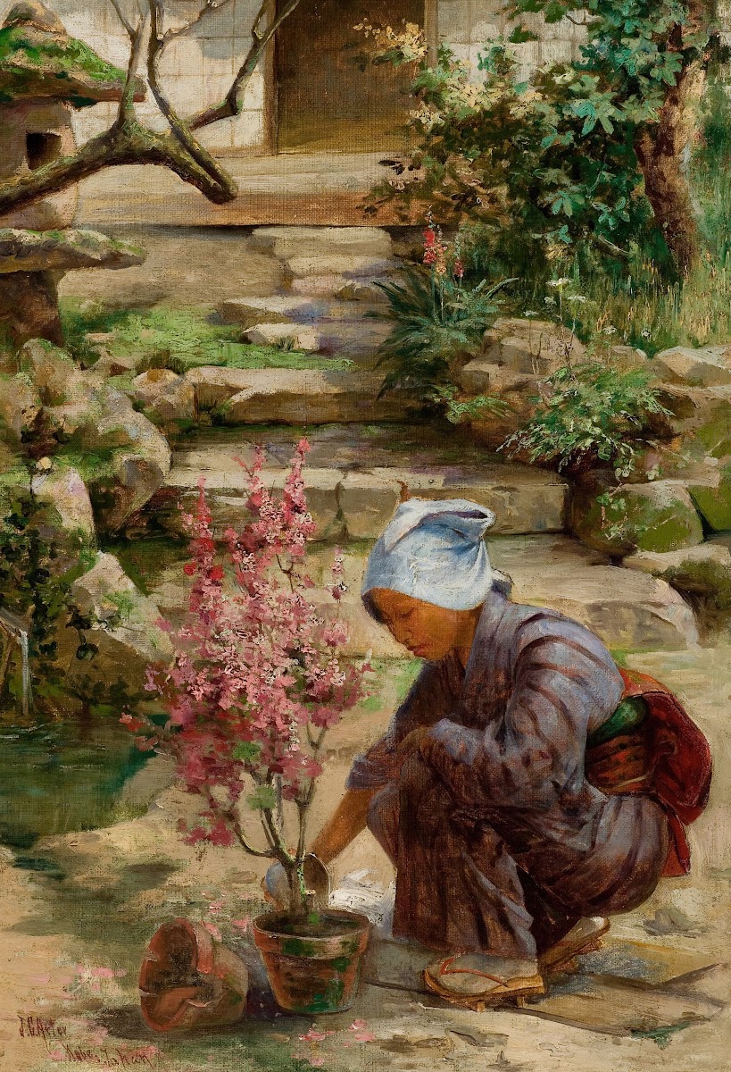 In the Garden circa 1890