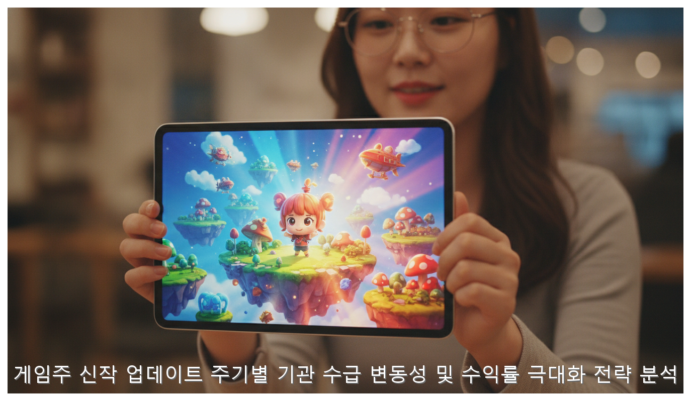 게임주 신작 업데이트 주기별 기관 수급 변동성 및 수익률 극대화 전략 분석 핵심 안내 및 분석 인포그래픽 (8)