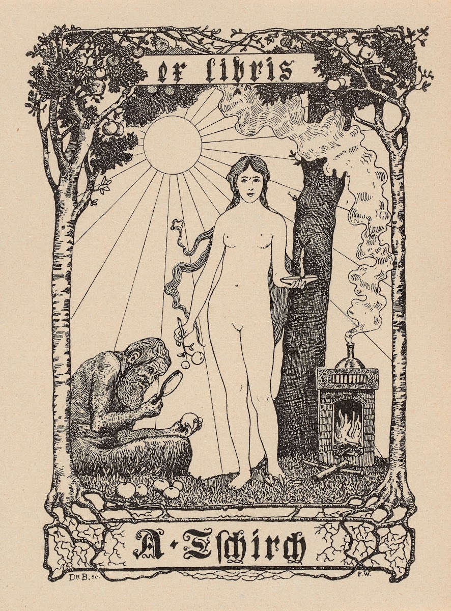Bookplate of A Tschirch