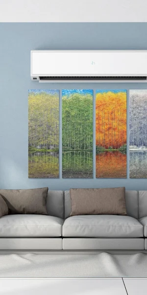 Living Room, Interior Design, Modern Home, Air Conditioning 5K Wallpaper Background