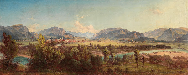 Scene of Lake Ossiach