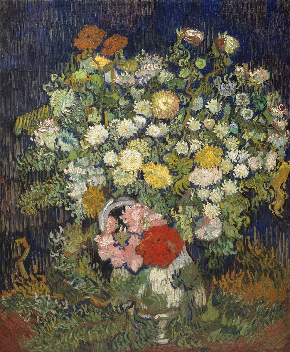 Bouquet of Flowers in a Vase 1890