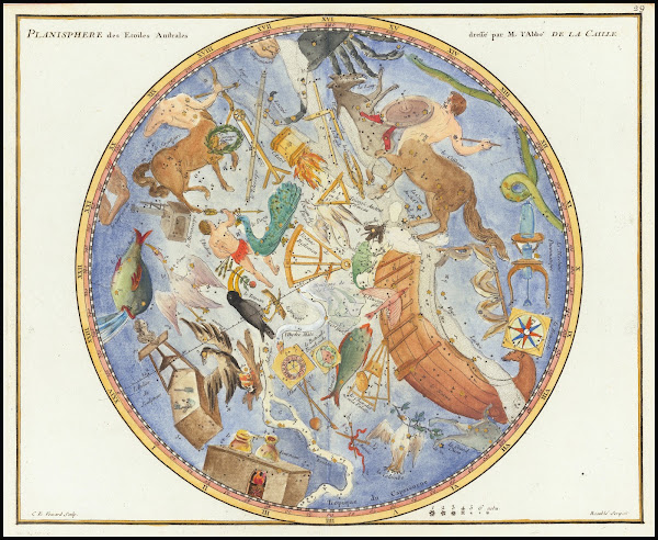 Planisphere des Etoiles Australes 1776