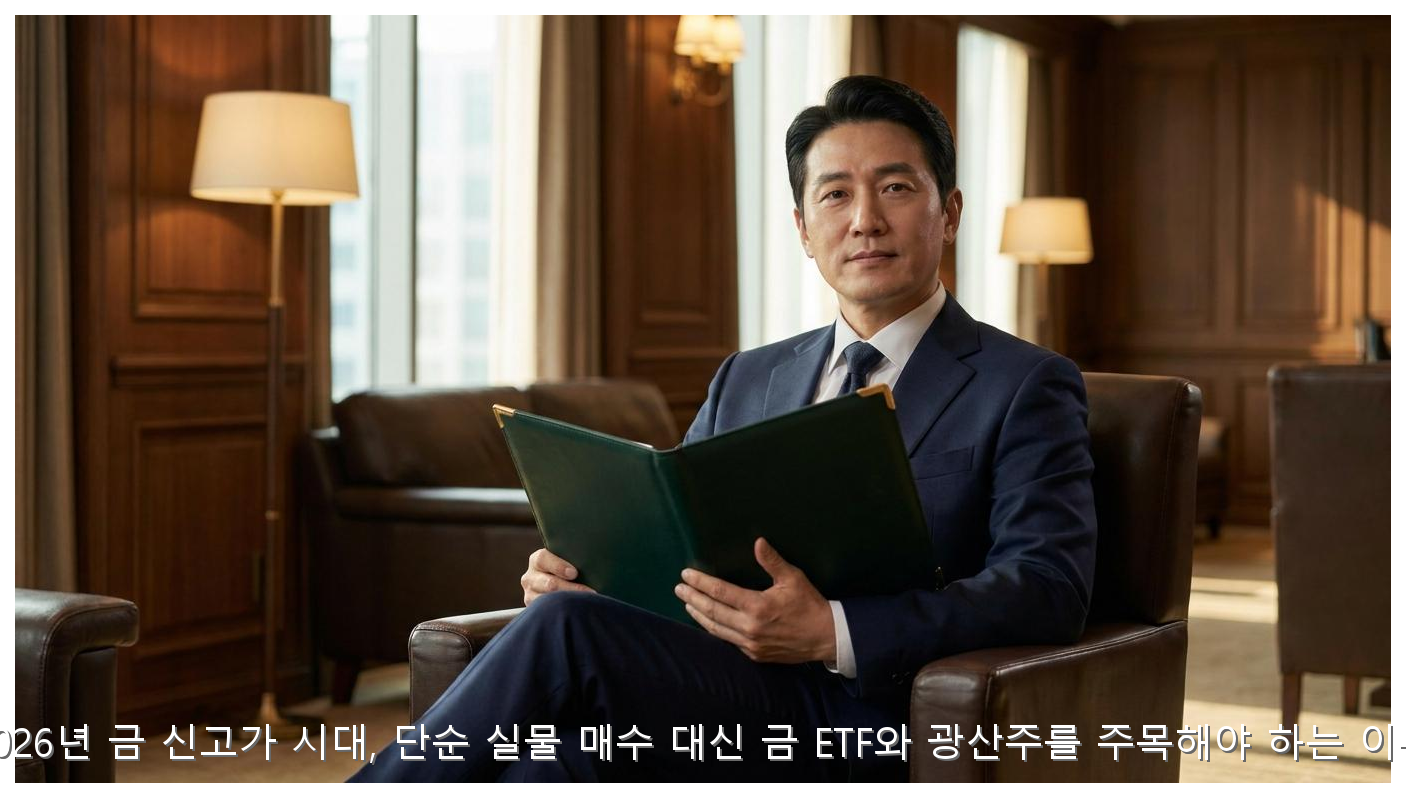 2026년 금 신고가 시대, 단순 실물 매수 대신 금 ETF와 광산주를 주목해야 하는 이유 핵심 안내 및 분석 인포그래픽 (4)