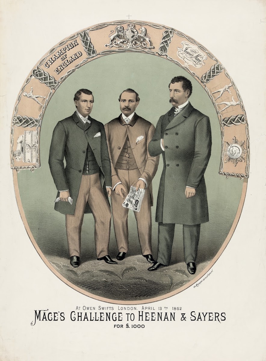 Maces challenge to Heenan  Sayers 1882