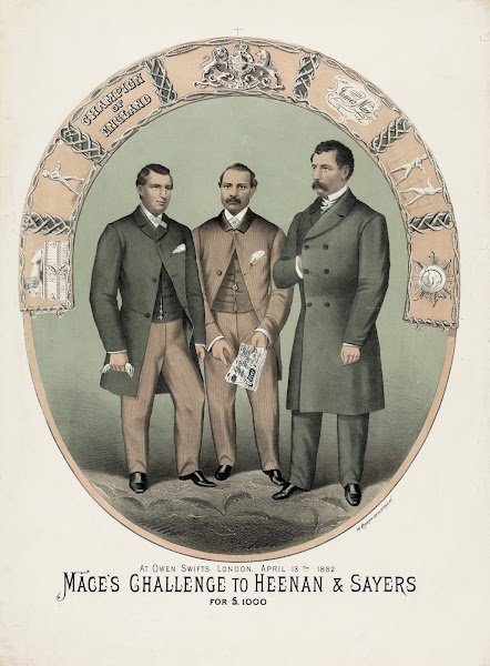 Maces challenge to Heenan  Sayers 1882