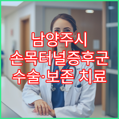 남양주시 손목터널증후군 수술·보존 치료 가능한 정형외과 병원