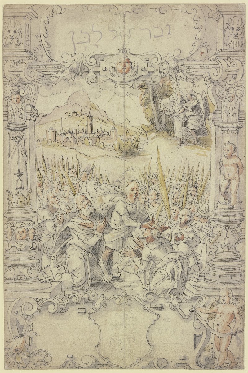 Krönung Sauls durch Samuel 1598