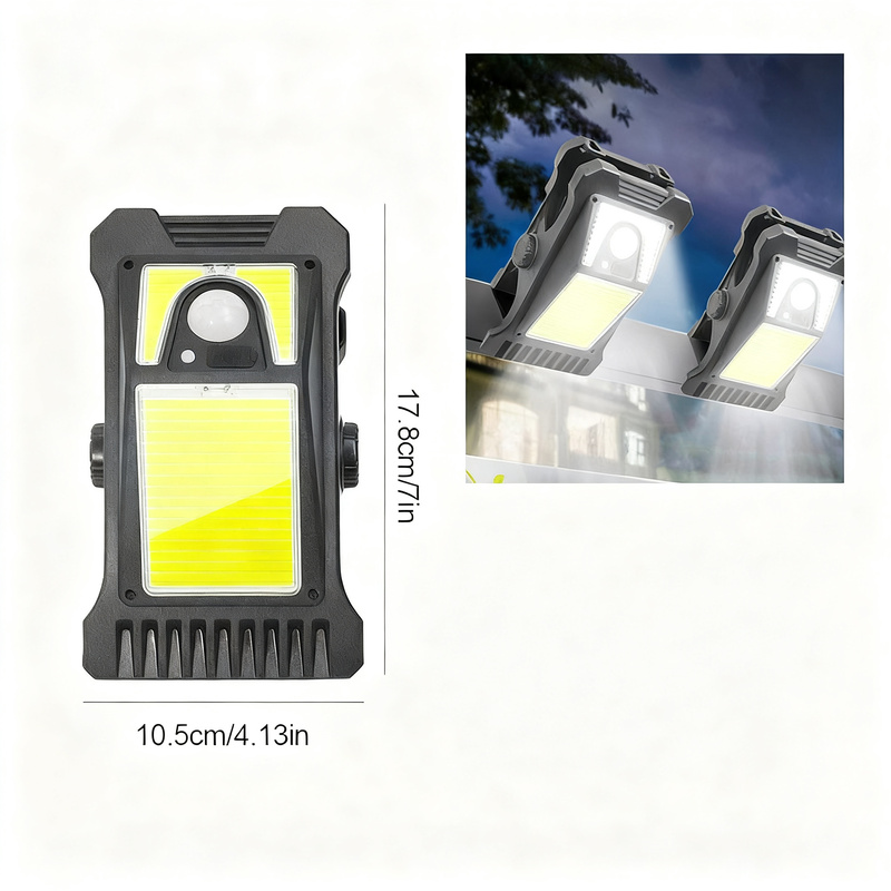 Solar Clamp Light, LED or COB, white