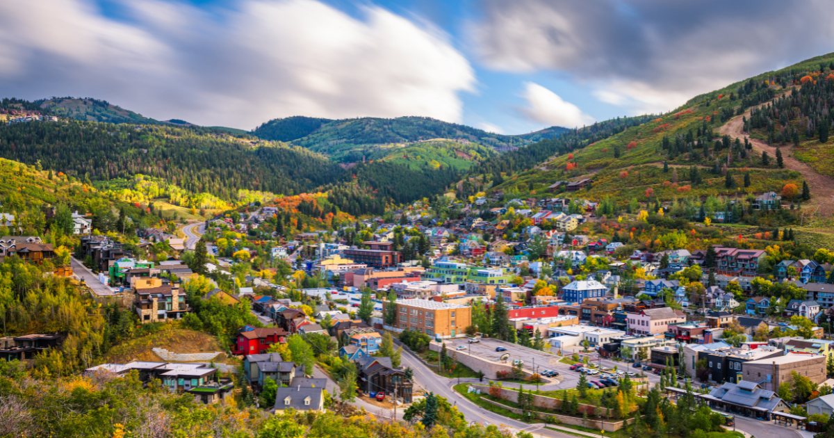 Old Town Park City Utah historic Main Street area