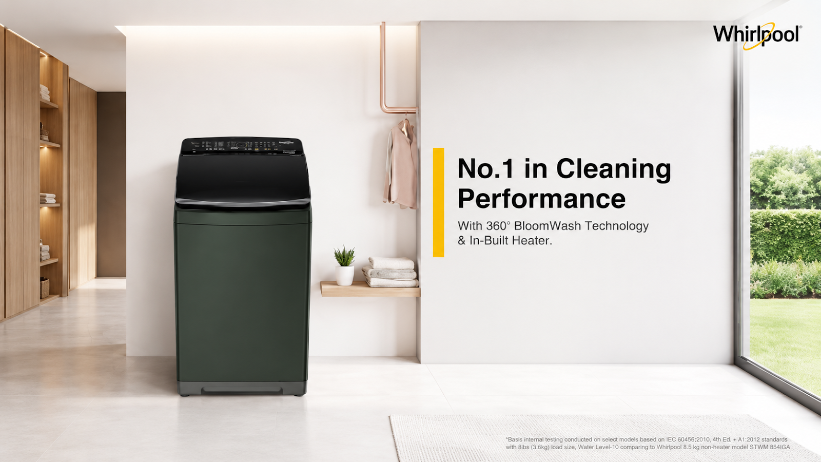 Whirlpool Launches 360-Degree Bloomwash Pro Washing Machine