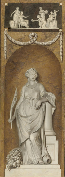 Painted Wall Hanging with Peace 1786