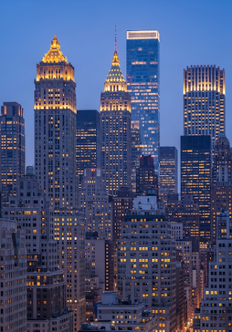 New York City Skyline Blue Hour