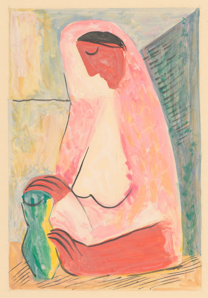 Woman with a vase 1938