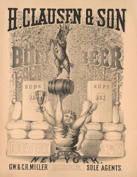 H Clausen  Son brewery 47th St  2nd Av New York  bock beer 1879