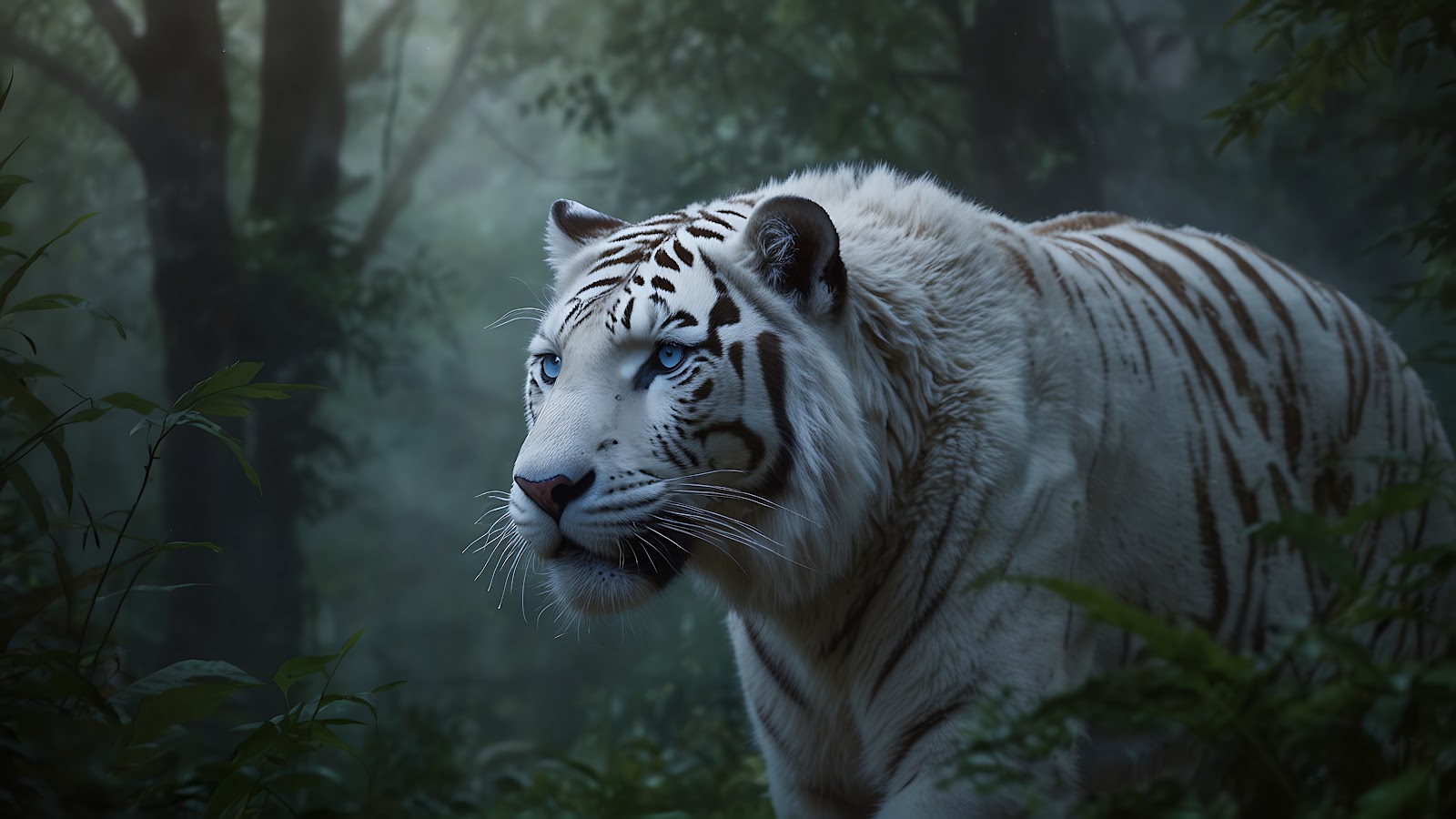 White Tiger Wallpaper