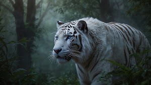 White Tiger Wallpaper