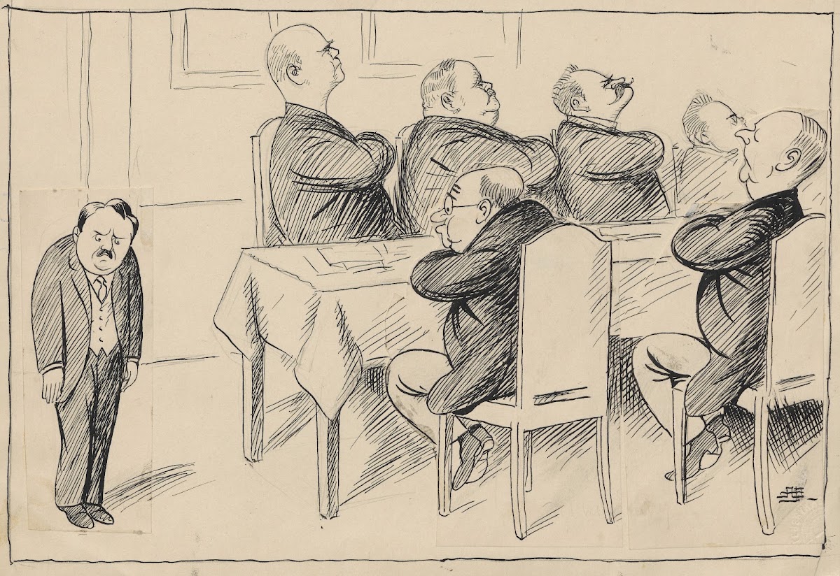 The government sits around a table 1928