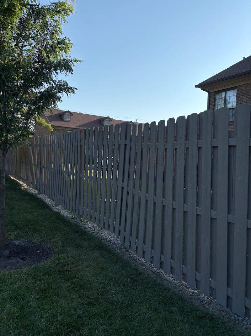Yardley Court, community fence staining