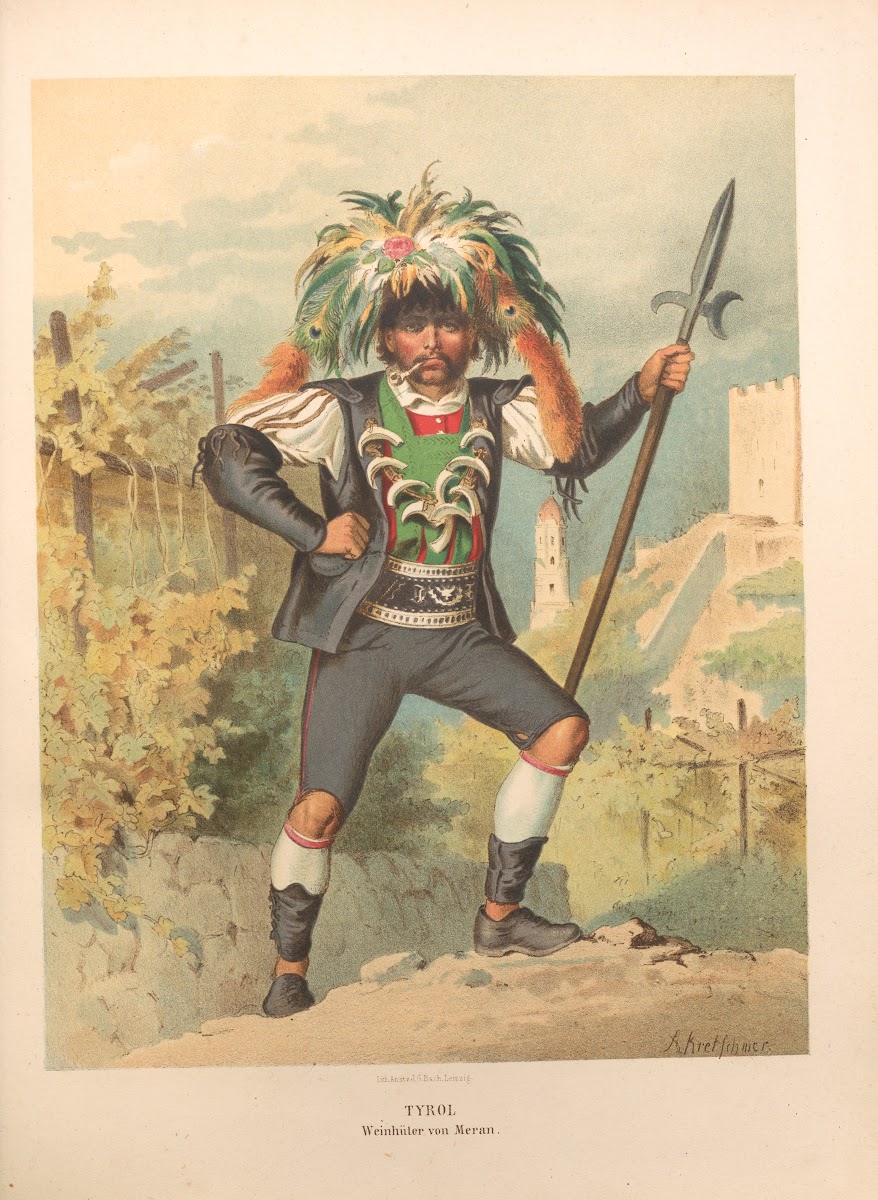 Deutsche Volkstrachten Pl76 1870