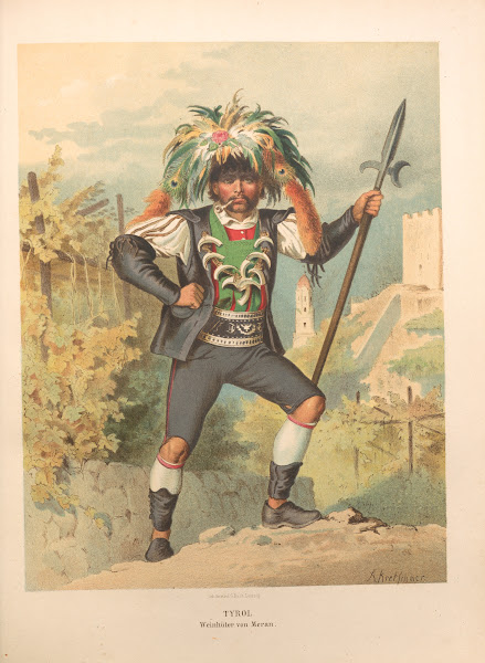 Deutsche Volkstrachten Pl76 1870