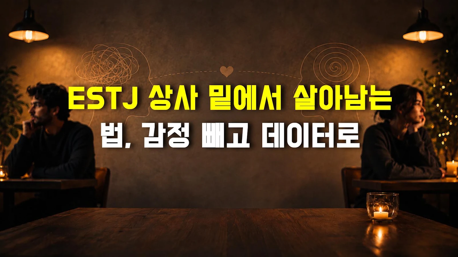 ESTJ 상사 밑에서 살아남는 법, 감정 빼고 데이터로