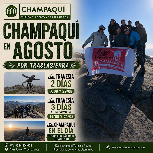Champaquí en Agosto