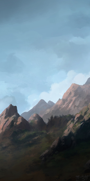 Lone Warrior On Rocky Mountain 4K Wallpaper Background