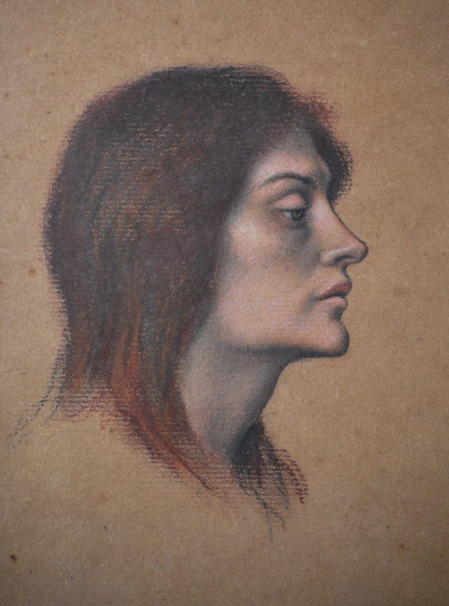 Study of a female head for The Love Potion 1903