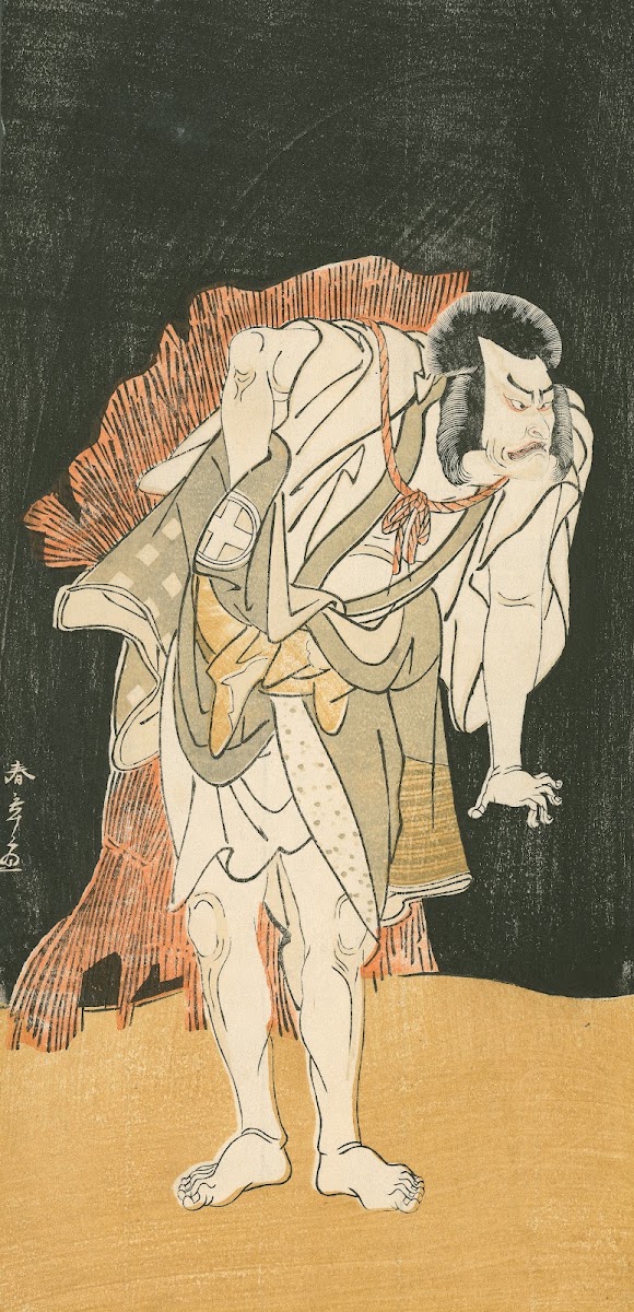 Ōtani Hiroemon III in a Villain Role mid 1770s