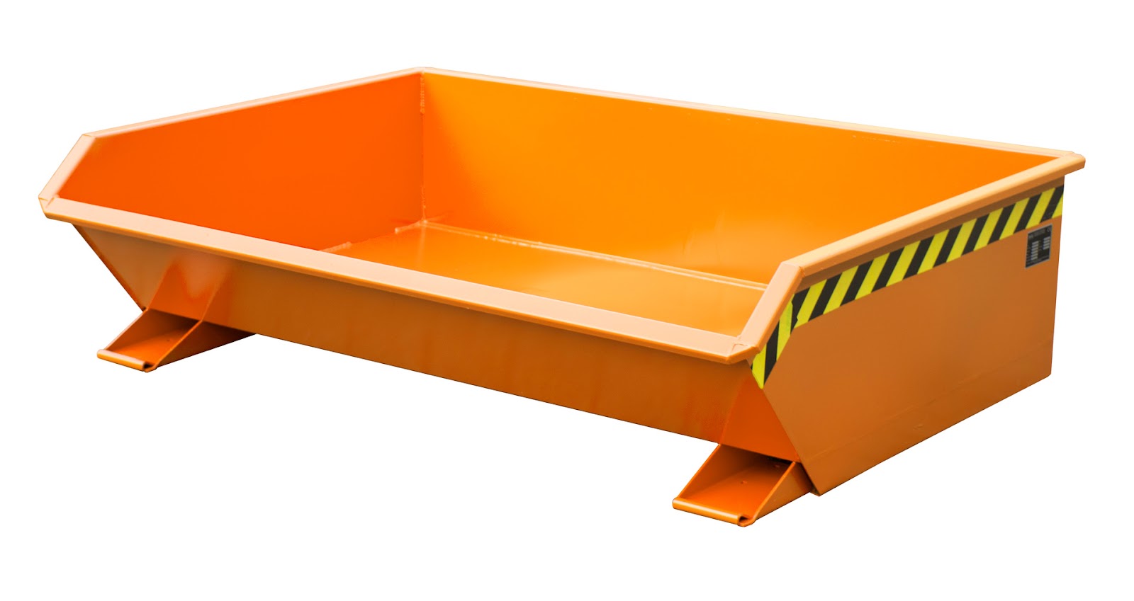 Mini-Kiepcontainer MGU 610, gelakt, Geeloranje