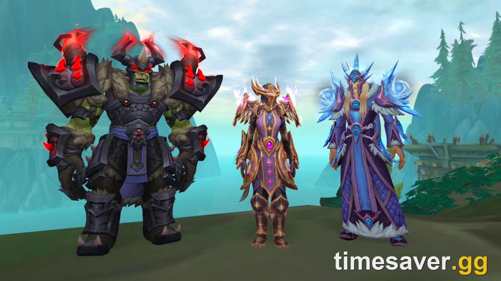 Venomous Abyss class armor sets in WoW Midnight Season 2 — Warrior, Paladin and Mage appearances