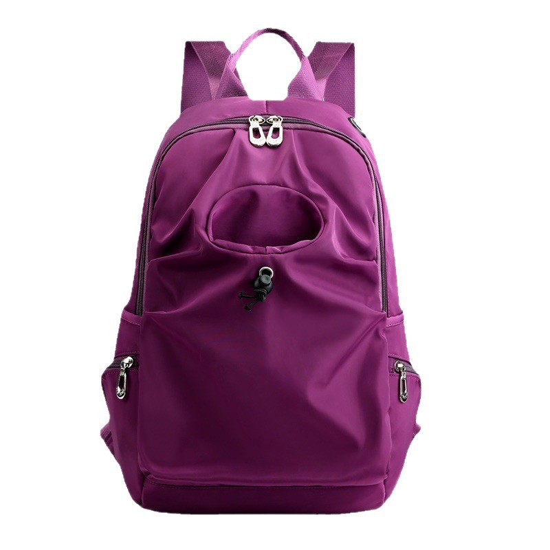 Backpack with drink compartment, nylon, back load distribution