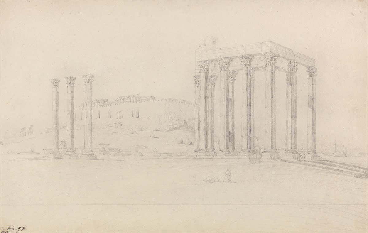 Temple of Jupiter Athens 1812