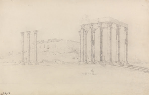 Temple of Jupiter Athens 1812