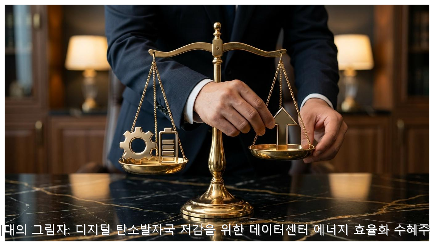 AI 시대의 그림자: 디지털 탄소발자국 저감을 위한 데이터센터 에너지 효율화 수혜주 분석 핵심 안내 및 분석 인포그래픽 (3)