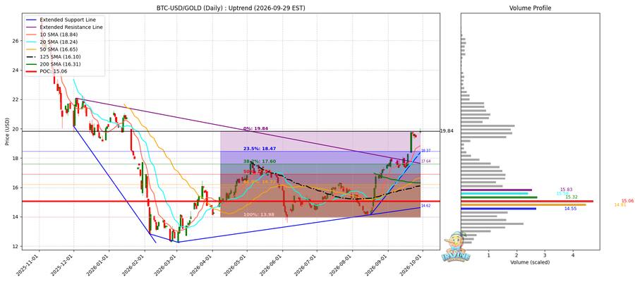 BTC vs Gold 비교