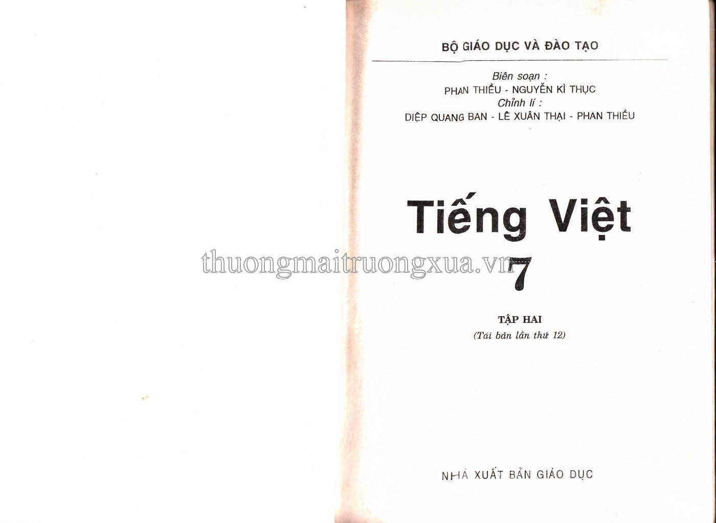 Tiếng Việt 7 (2000) - Trang 1
