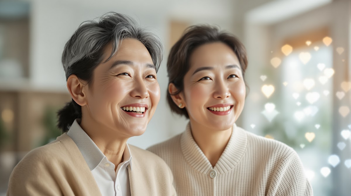 돌외입영양제 캡슐을 섭취한 후 활력있는 표정의 중장년 남녀, 면역력을 상징하는 실드 아이콘, 혈당 수치 그래프, 항산화 분자 구조가 시각적으로 조합된 건강한 라이프스타일 장면