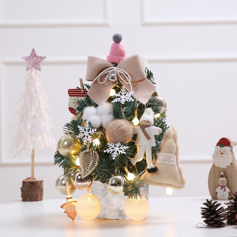 Mini-Weihnachtsbaum mit Beflockung, verschiedene Größen